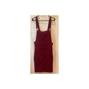 Burgundy Woman Dress